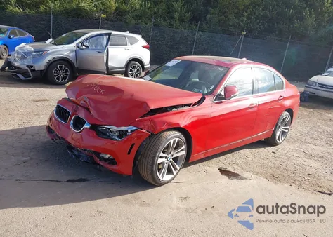 2017 BMW 330I xDrive из США, поврежденный, VIN WBA8D9G30HNU62047